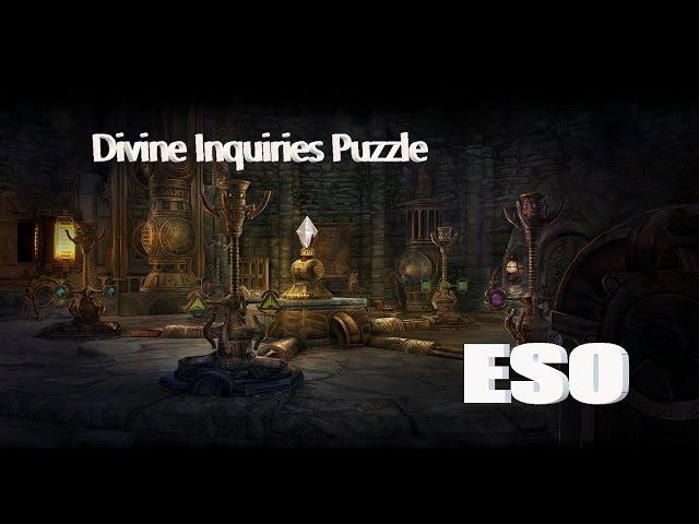 Divine Inquiries Puzzle - Elder Scrolls Online morrowind