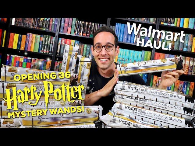 I OPENED 36 HARRY POTTER MYSTERY WANDS SERIES 3 FROM WALMART