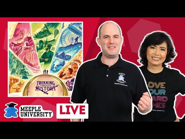 Trekking Through History -  LIVE Playthrough Board Game & Giveaway