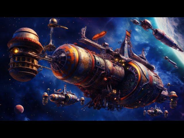 Space Ambient Music  Space Journey Relaxation  Flying in Planets