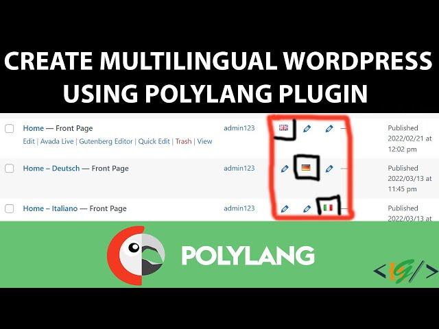 How to Create Multilingual WordPress | Polylang Multilingual Plugin Step by Step Install and Setup