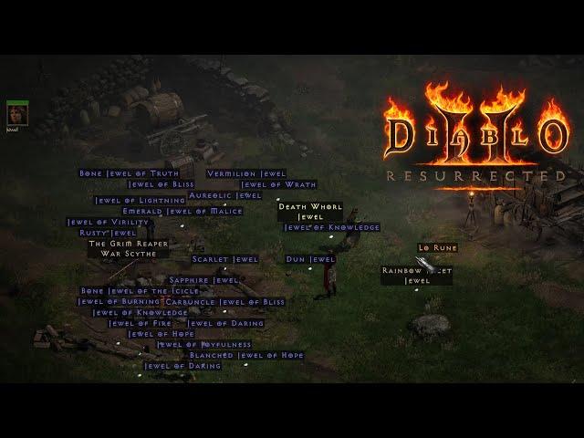 Diablo 2 Resurrected - Trading Bulk Junk Jewels For LO