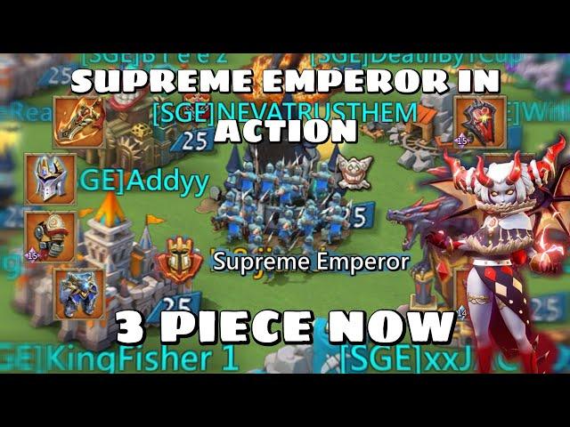 SUPEREME EMPEROR BURNS ONLINE MYTHIC TRAPS! ZEROING 30M T4! Lords Mobile