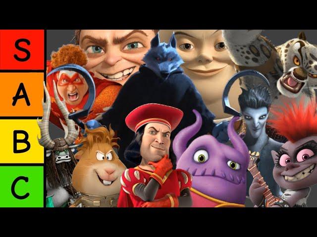 Ranking Every DreamWorks Villain (Worst to Best)