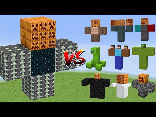 MUTANT WARDEN vs All Minecraft Bosses - Minecraft Mob Battle