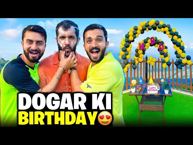 Surprise Birthday in MountainsHappy Birthday Dogar