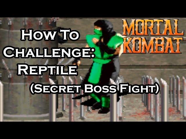 Mortal Kombat 1 - Secret Boss Fight: How To Challenge Reptile