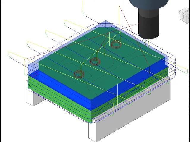 Пример фрезерной обработки в Inventor CAM