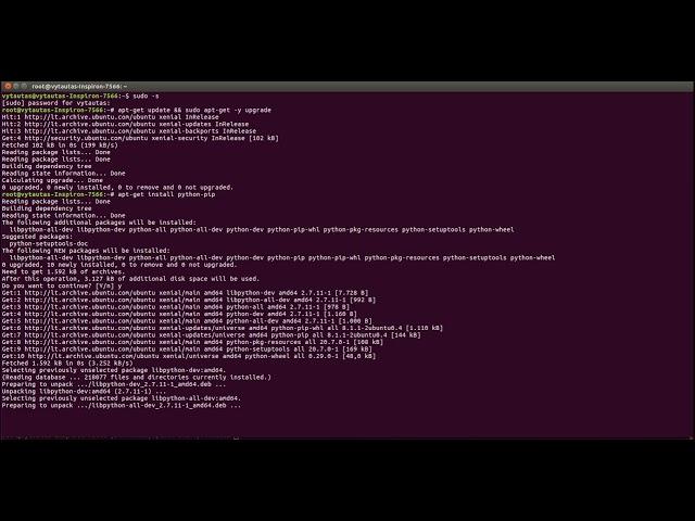 install pip or pip3 in ubuntu for python or python3.5