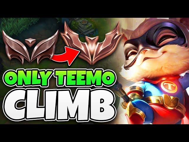 League of Legends but I ONLY play Teemo (NEW RANKED CLIMB! #2)