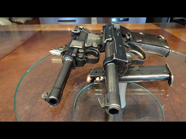 Luger P08 & Walther P38 - пистолеты Германии 1900-1945 Люгер и Вальтер