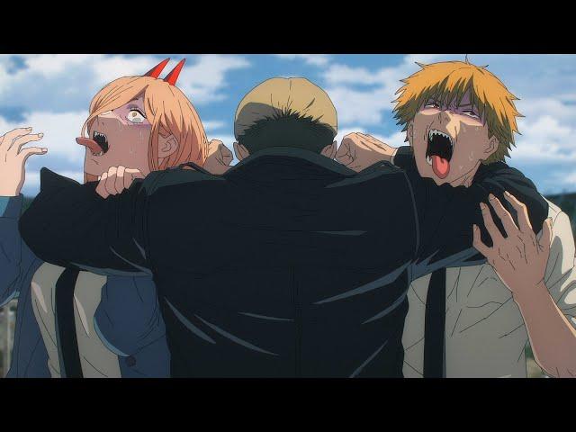 Denji & Power Vs. Kishibe「Chainsaw Man AMV」- Pump It ᴴᴰ