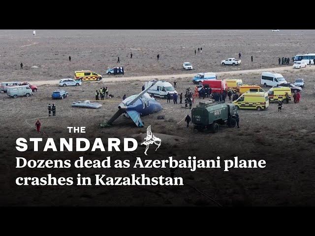 Dozens dead as Azerbaijani plane crashes in Kazakhstan