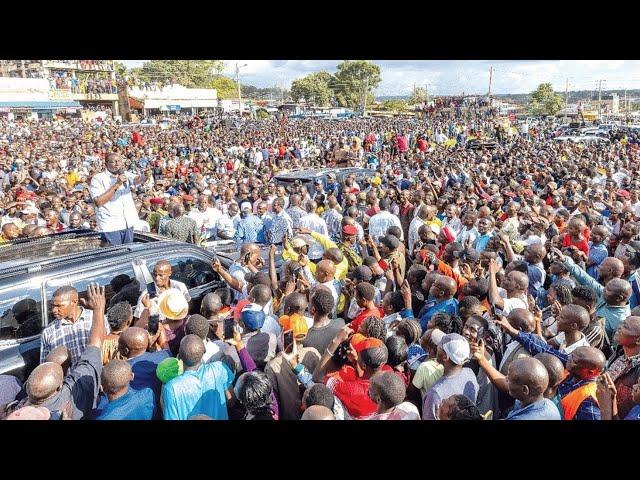 LIVE; PRESIDENT RUTO AND HIS TROOPS IN KIBERA