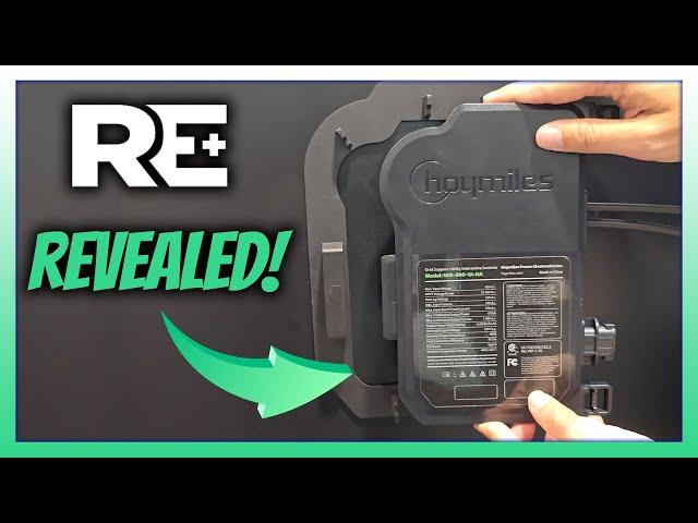 HOYMILES reveals NEW microinverter at RE+ 2024