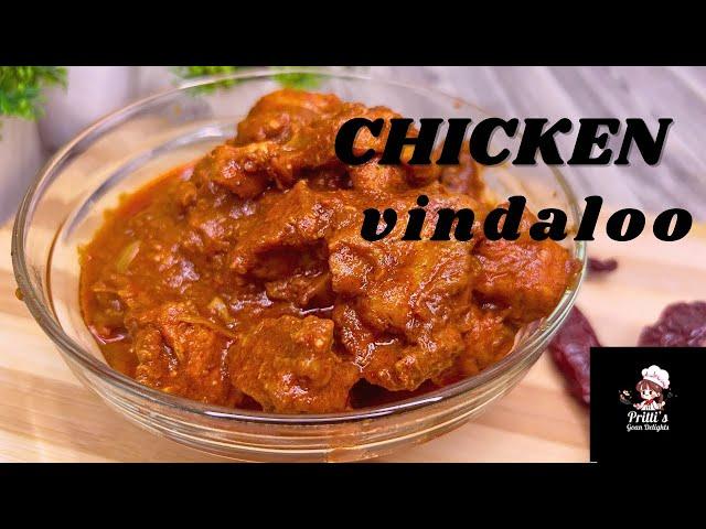 How To Make Goan Style Authentic Chicken Vindaloo Recipe | Chicken Vindaloo Curry.