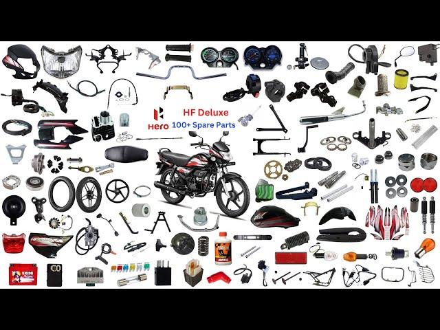 Hf Deluxe Spare Parts Price List | Hero Honda Hf Deluxe Original Spare Parts | HF Deluxe All Parts