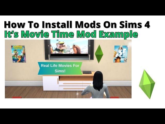 How To Install It's Movie Time Mod For Sims 4 | 2024