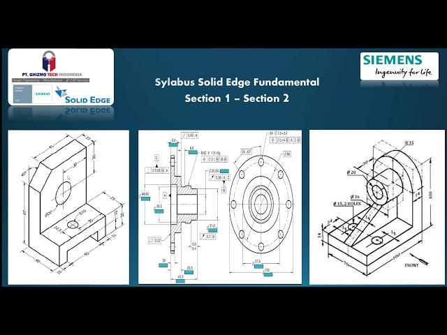 SIEMENS SOLID EDGE 2019 - BASIC TUTORIAL 01