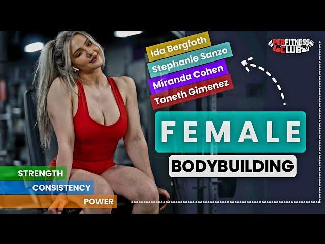 Female Bodybuilding | Miranda Cohen, Stephanie Sanzo, Taneth Gimenez, Ida Bergfoth | Gym Motivation