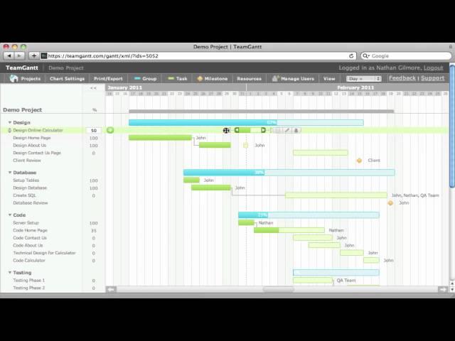 TeamGantt Quick Overview