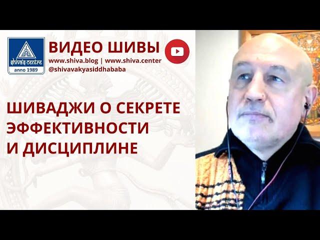 ШИВАДЖИ О СЕКРЕТЕ ЭФФЕКТИВНОСТИ И ДИСЦИПЛИНЕ