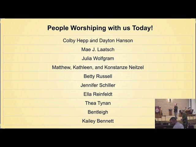 Trinity Lutheran Church Lake Mills Live Stream