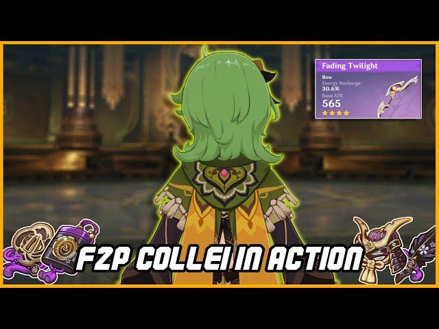 What F2P Collei looks like (Level 90) | Genshin Impact