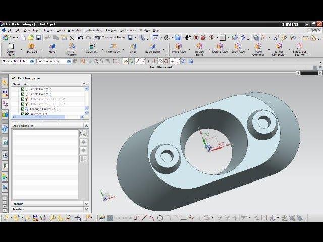 10.1 Sockel 1 - Siemens NX 8 Training - Mesh surface through curves