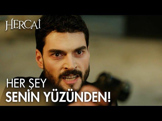 Miran, Azize'^ye silah çekti! - Hercai 36. Bölüm