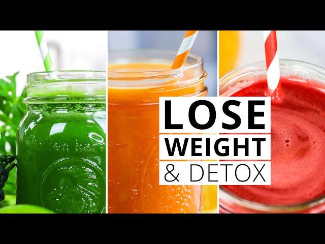 3 DETOX JUICES | Cleanse, Lose Weight and GLOW!