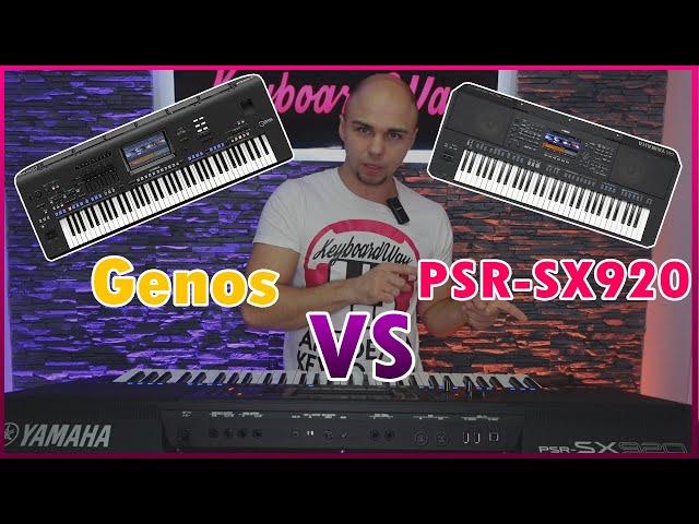 Yamaha PSR-SX920 vs Yamaha GENOS SOUNDS AND STYLES COMPARISON