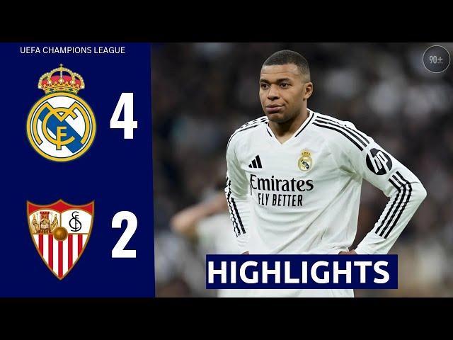 Real Madrid vs. Sevilla 4-2 | Full Match Highlights | La Liga 2024/25