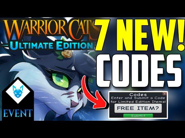 ️NEW UPDATED️WARRIOR CATS CODES ROBLOX 2024 - WARRIOR CATS CODES