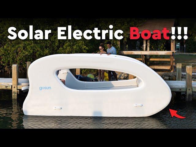 Inflatable Solar Electric Boat | GoSun