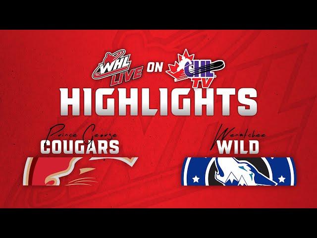 Prince George Cougars at Wenatchee Wild 03/05 | WHL Highlights 2024-25