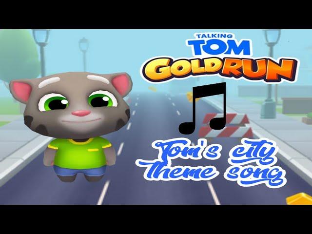 Talking Tom Gold Run Tom's city theme song / Говорящий Том: Бег за золотом саундтрек из города Тома