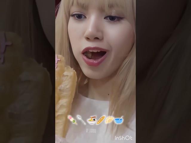 Mukabang with Lisa #fancam #lisa #eating #lisalalisa #ive #lissa #kpop #blackpinkg #kpopgroupmembers