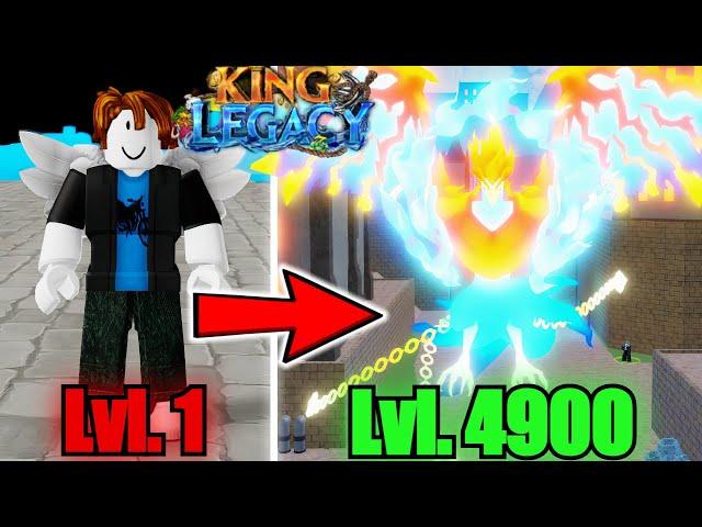 Noob to Max Level Using Awakened Phoenix Fruit In King Legacy (Roblox)