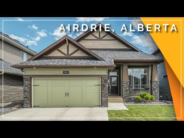 Airdrie Real Estate Property Video Tour Production - 143 Ravenscroft Cl SE