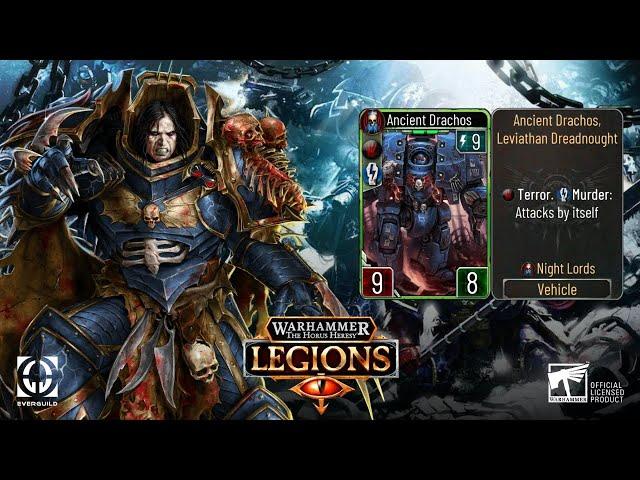 The Lord of The Night -||- Konrad Curze Deck -||- The Horus Heresy Legions