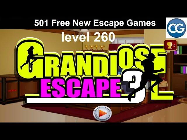 [Walkthrough] 501 Free New Escape Games level 260 - Grandiose escape 3 - Complete Game