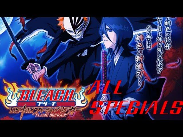 Bleach DS 4th: Flame Bringer All Bankai/Specials