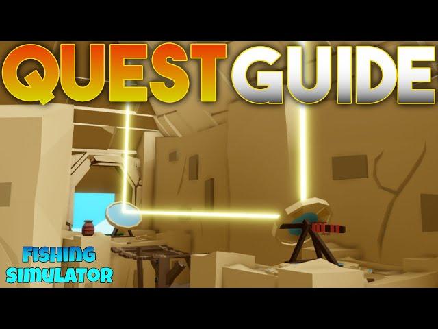 How To Complete Pyramid Quest "Update 8"! Fishing Simulator Roblox