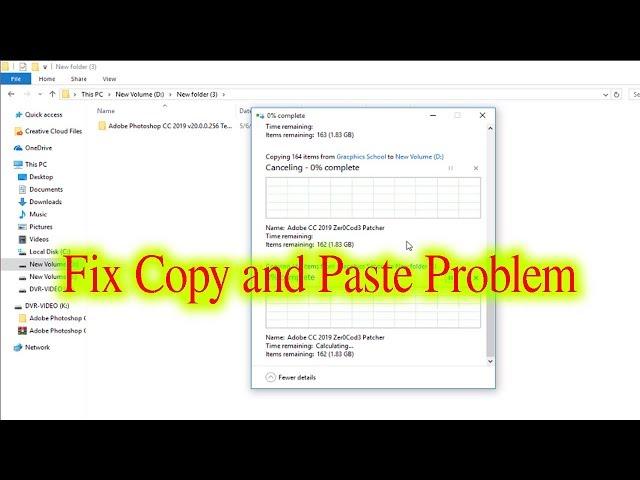 How to fix Copy and paste not working in windows 10 (File Transfer Problem)