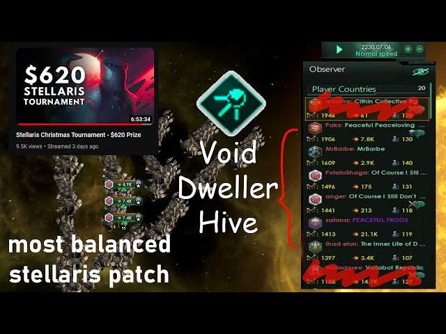 Stellaris 3.10 Void Dweller Hive PVP Y30 Build