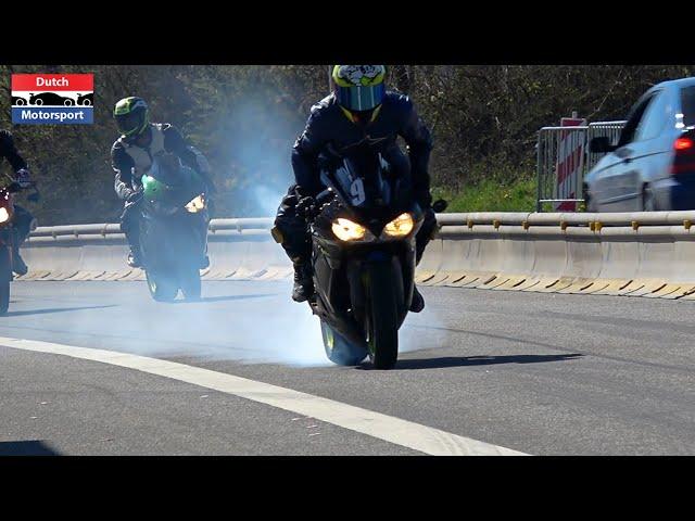 Best of Bikers 2020 - Wheelies, Rolling Burnouts, Drag Racing & more!