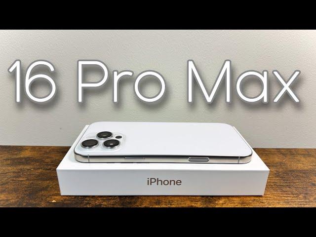 iPhone 16 Pro Max White Titanium - Unboxing, Comparison & First Impressions!