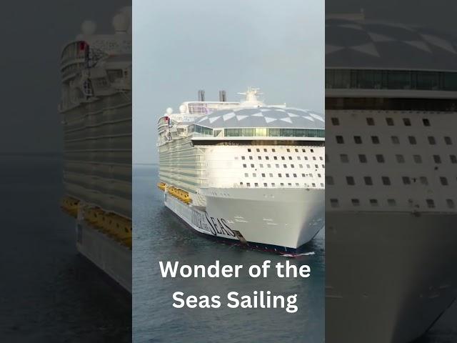 Wonder of the Seas Sailing #shorts