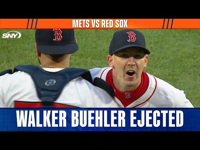 Walker Buehler ejected during Red Sox matchup with the Mets